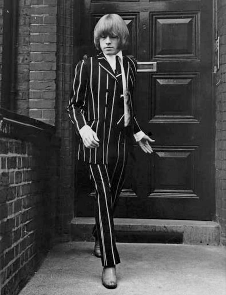 Steppin' out - No.1 #CourtfieldRoad, #London - June 1967. 

#BrianJones #TheRollingStones