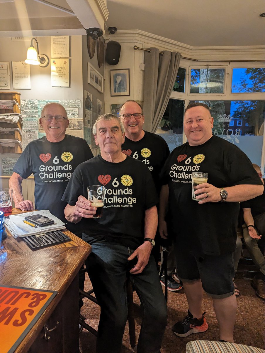 The awkward moment when you come to the pub and someone else is wearing the same shirt as you 🤣
@sixgroundschallenge 
@HAHWolves @MidFreewheelers 
justgiving.com/team/oakers