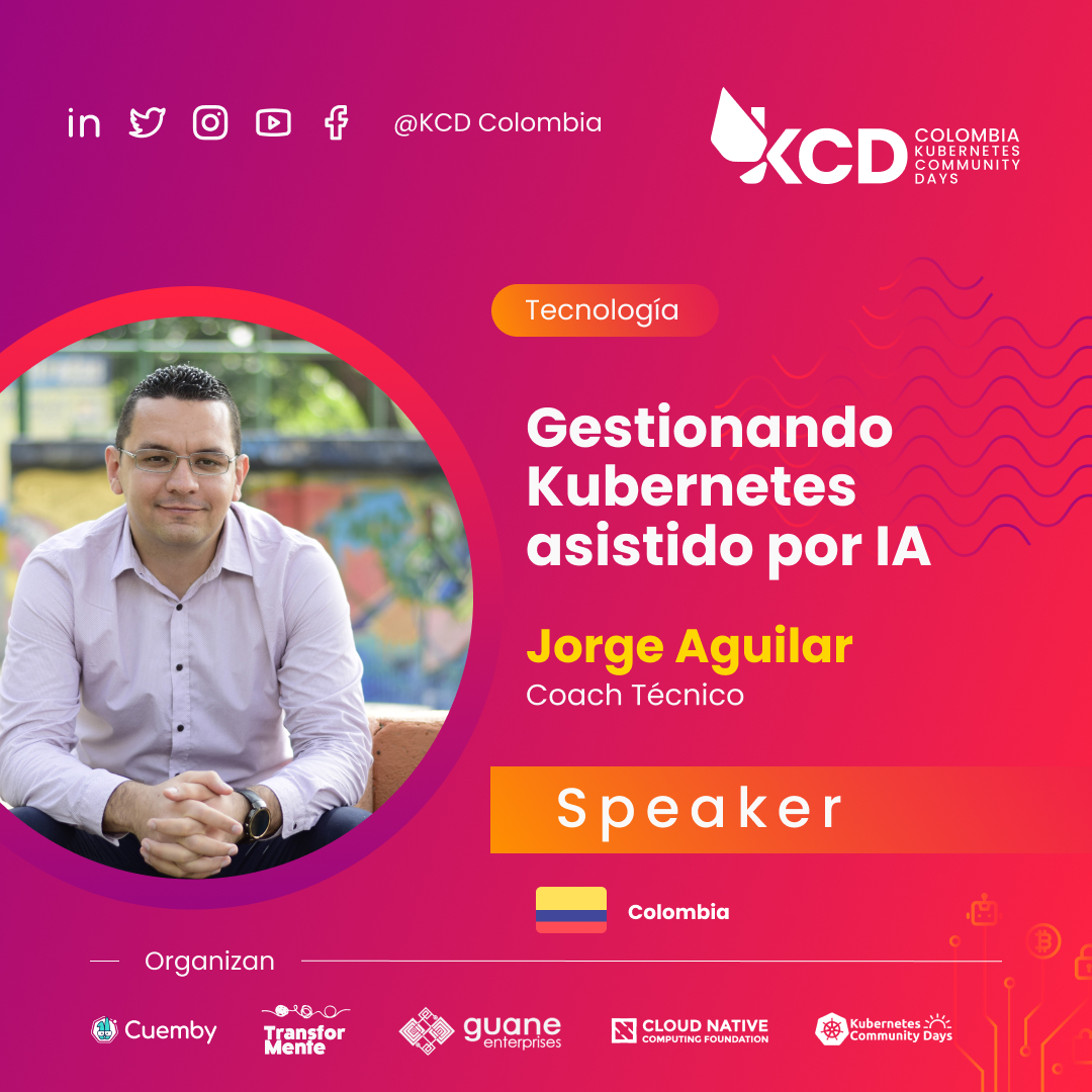 KCD Colombia on Twitter "💻 Meet Aguilar Technical Coach at