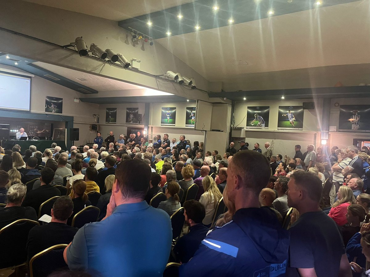 Great community &amp; club support  in at our meeting about the potential loss of pitches in Knocklyon Park .Great to see <a href="/sdublincoco/">SDCC</a> councillors  <a href="/SeanCroweTD/">Seán Crowe</a> <a href="/JohnLahart/">John Lahart TD</a> <a href="/brophytalks/">Colm Brophy</a> <a href="/McManusDavid/">DAVID MCMANUS 🇮🇪</a> <a href="/yvonnecollinsff/">Cllr. Yvonne Collins</a> <a href="/MccraveLynn/">Cllr Lynn McCrave</a> <a href="/Pam_Kearns/">Pamela Kearns</a> #cllrAlanEdge <a href="/cllrbrianlawlor/">Brian Lawlor</a>