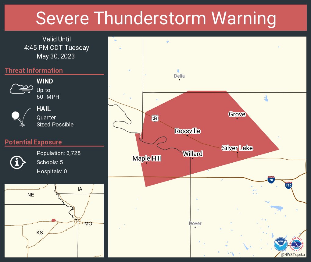NWS Severe Tstorm on Twitter "Severe Thunderstorm Warning including