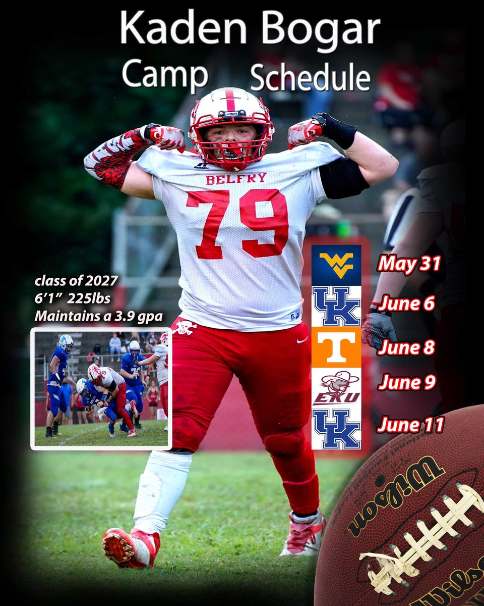 Can’t wait to start camp season tomorrow. See you soon!!!  @CoachMooreWVU