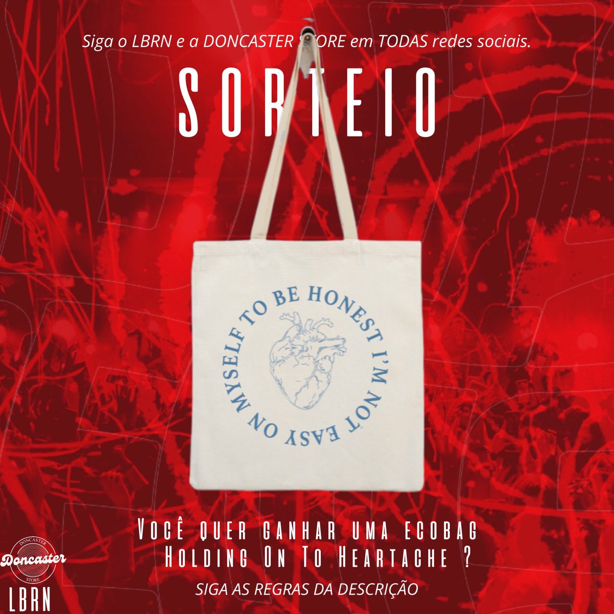 ltbrnews's tweet image. SORTEIO | Resultado do nosso sorteio em parceria com a @doncasterstore! 

Parabéns, @ltbpink. Esperamos que você goste muito da ecobag Holding On To Heartache. 🫶🏻❤️‍🔥 

Obrigada a todos que participaram, fiquem de olho…