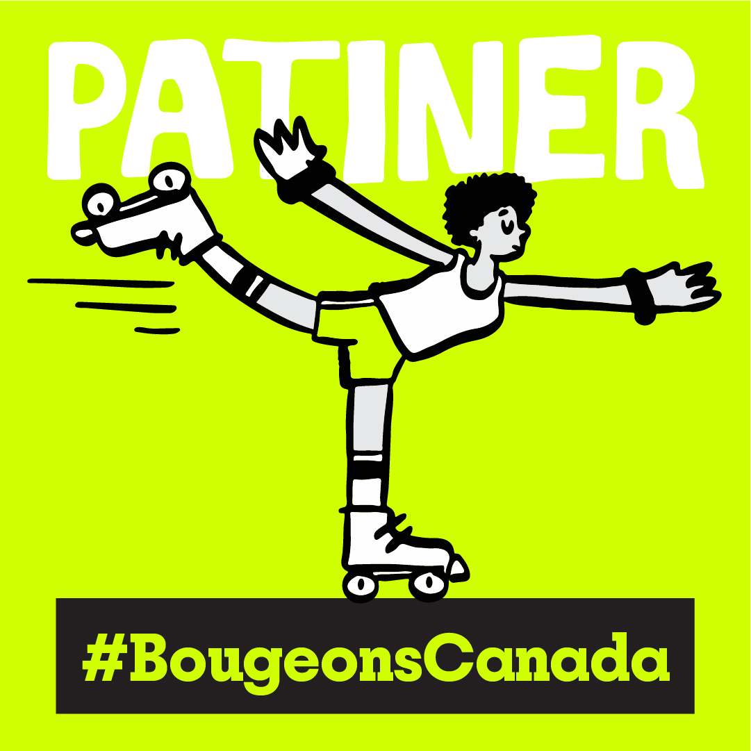 Let’s roll! On June 3, take a break to get some movement, as we celebrate National Health and Fitness Day. Skate, slide, glide or spin and your body will thank you, from your physical fitness to your mental health. #BougeonsCanada #LetsMoveCanada
