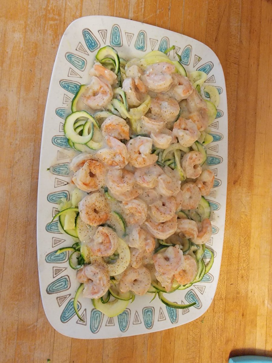 Mission on Twitter "Shrimp alfredo zoodles."