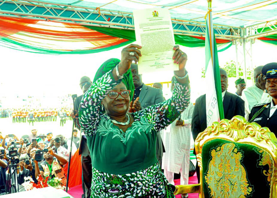 JosephinePiyo's tweet photo. Yesterday marked a significant milestone as I was sworn in as the Deputy Governor of Plateau State. It was undeniably one of the happiest days of my life. https://t.co/QZRXhgkauK