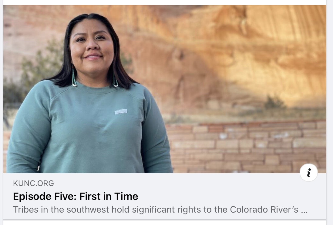 hauryprogram's tweet photo. Check out this podcast in the series ‘Thirst Gap" by @KUNC  uplifting tribal voices re. Colorado River managemnt issues! #water #dinenation #navajo #tribalresilience #hauryprogram
https://t.co/lxu5kNOytE https://t.co/iE3HDC78nr