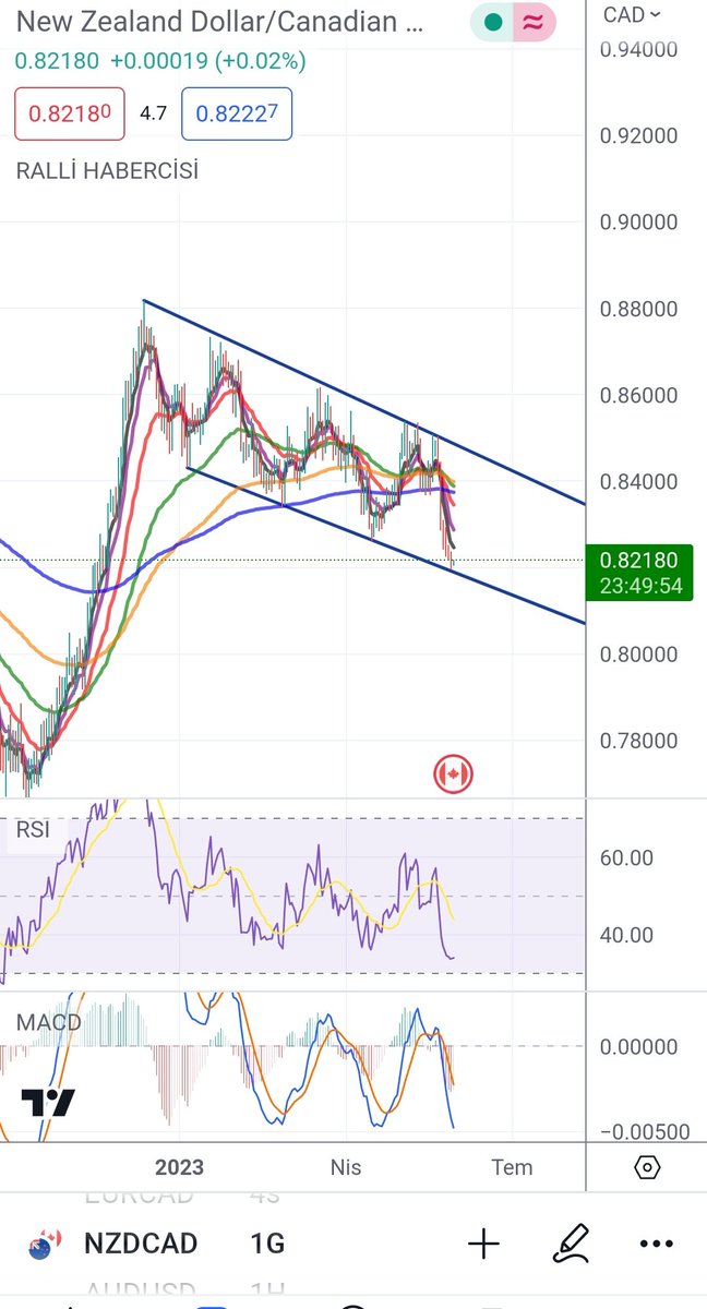 Huylu huyundan vazgeçmez. Ytd. #NZDCAD #forex #nq100 #Dax30