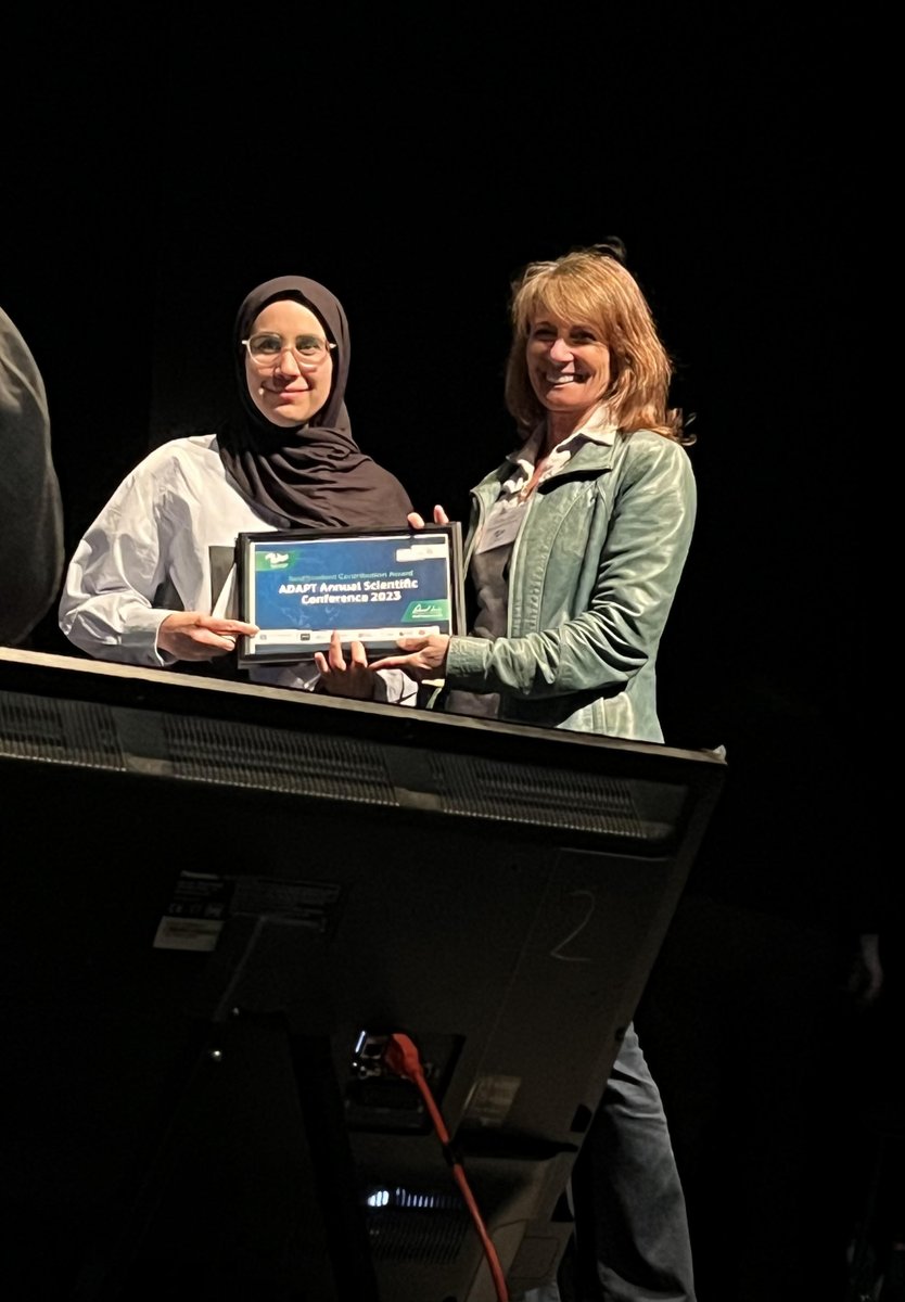 The ADAPT Centre (@adaptcentre) on Twitter photo Congrats to <a href="/DelaramGlp/">Delaram Golpayegani</a> winner of the #ADAPTSciCon2023 Best Student Contribution Award for her presentation "To Be High Risk, or Not to Be: #Semantic Specifications for the #AI Act's High-Risk AI Systems"#ASC2023
Award presented by ADAPT SAB member Prof Cristina Conati <a href="/UBC/">University of British Columbia</a> Congrats to <a href="/DelaramGlp/">Delaram Golpayegani</a> winner of the #ADAPTSciCon2023 Best Student Contribution Award for her presentation "To Be High Risk, or Not to Be: #Semantic Specifications for the #AI Act's High-Risk AI Systems"#ASC2023
Award presented by ADAPT SAB member Prof Cristina Conati <a href="/UBC/">University of British Columbia</a>