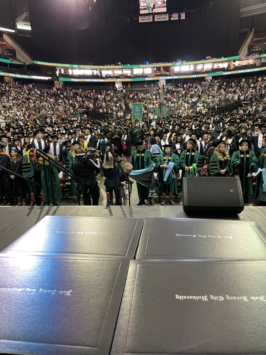 The future is bright! Over 1600 grads! #NJCU #NJCUGrad <a href="/NJCUniversity/">New Jersey City University</a> #GraduationSeasonIsTheReason #NJ