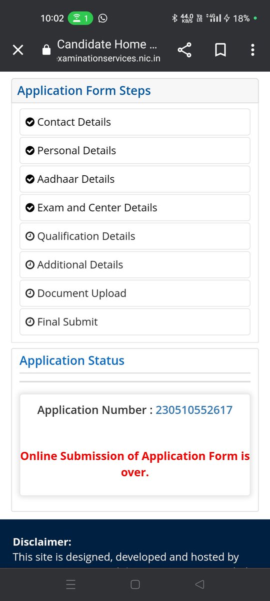 Anujkagrawal7K's tweet photo. #ugc net
Application date as per notice issued I.e. 31/05/2023 till 5:00 PM....
It is 30/05/2023 but on login message shown I.e. application submission is over
How's that possible
Please take a look and help 
#EducationMatters 
#ugcnet 
#NTA 
Help the Students regarding this https://t.co/NkpAivv91g