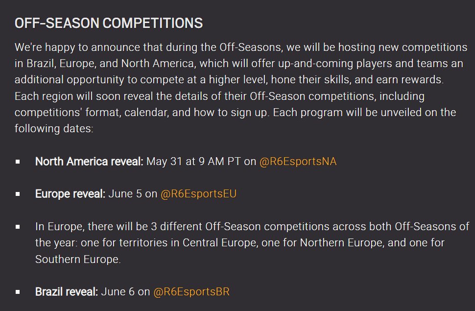 Finally some news.🥳
Regions are divided and reshuffled. Except for NPL which could remain the same.🤔