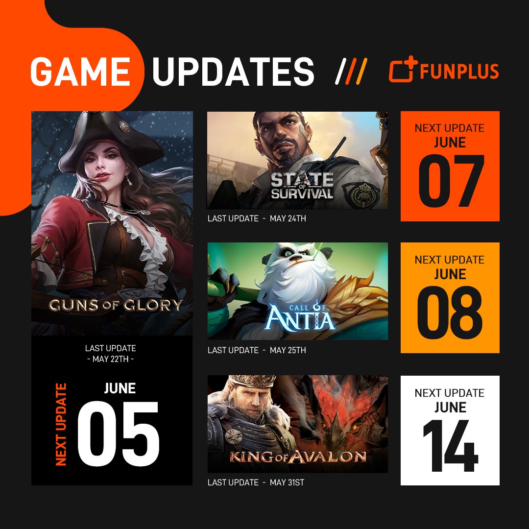 FunPlus on Twitter "🎮 Exciting Game Updates Gear up for(01)