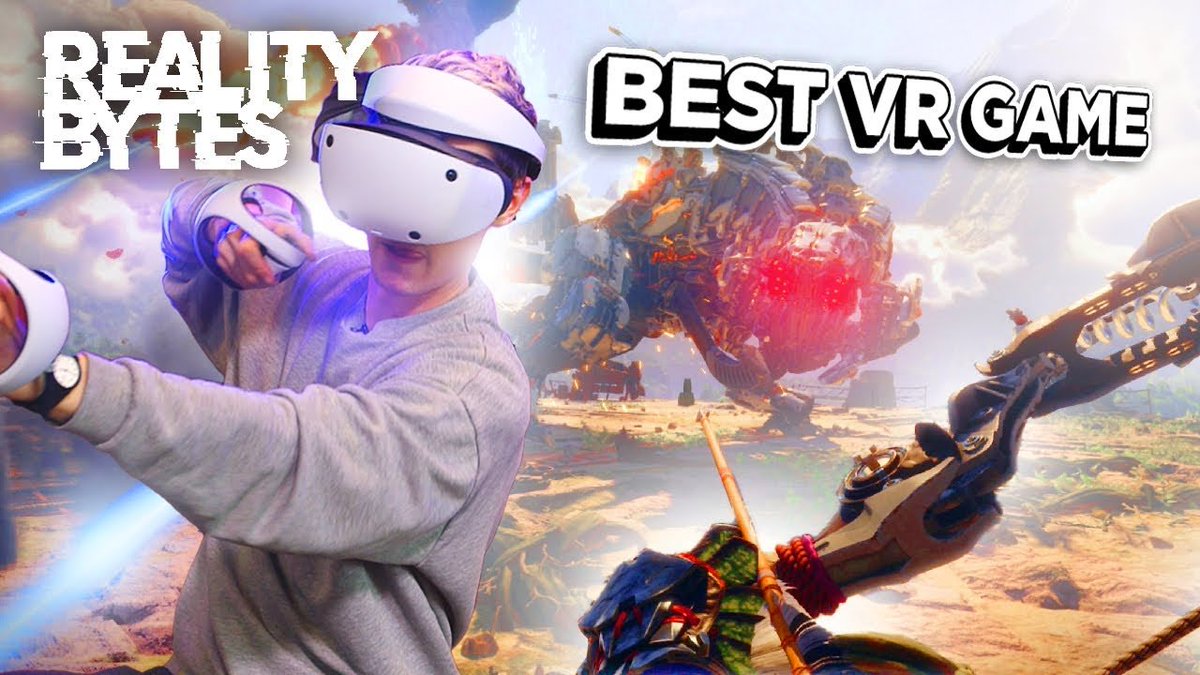 GINXTV's tweet image. Is Horizon Call Of The Mountain The Best VR Game Created?

Video Out Now 👉 youtu.be/R0OJ6LHhT_w

#RealityByte | #PSVR2 | #VR