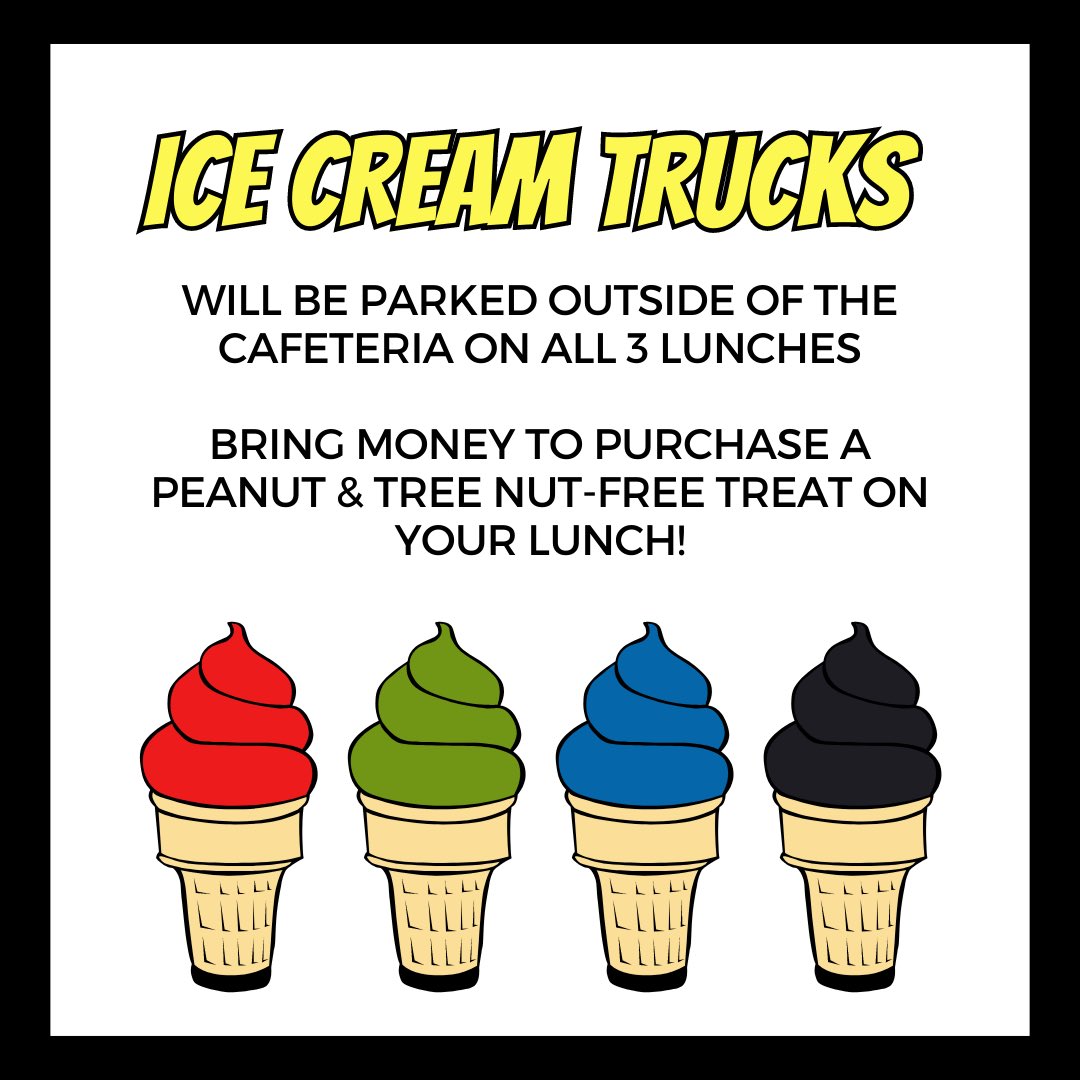 The final countdown to summer is on ⁦⁦⁦⁦⁦<a href="/BishopReding/">Bishop Reding</a>⁩! Celebrate another great year with us by participating in our 2nd Annual Battle of the Grades Spirit Day! Visit the cafeteria at lunch to compete in a variety of games. Bring $ for the ice cream trucks!🍦🏆