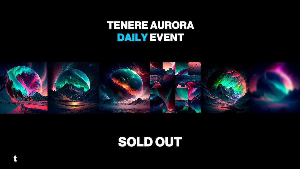 Tenere Aurora
Sold Out ⚡️

Now you can buy NFT only on the secondary market⭐️
👇🏽👇🏽👇🏽
getgems.io/collection/EQB…

We continue to create and experiment with different genres and styles in order to create unique and high-quality works of art.