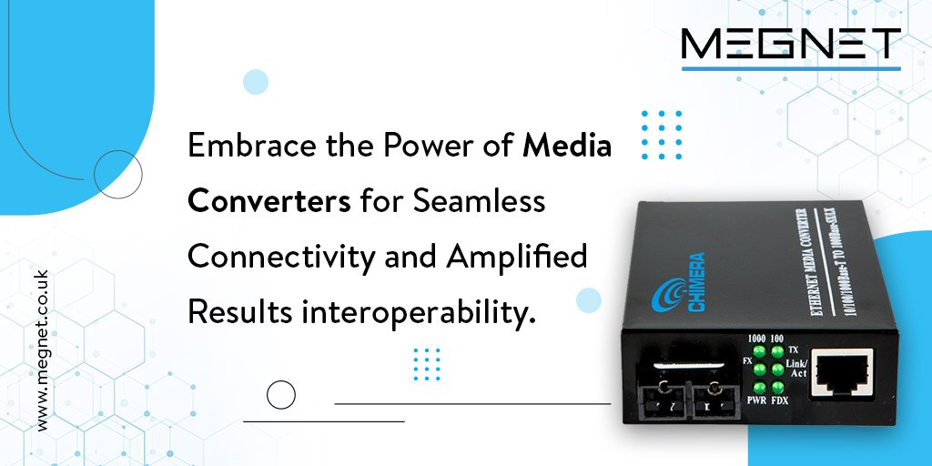 Experience the transformative potential of media converters to supercharge your network, empowering seamless integration and unparalleled connectivity. 

Learn More - zurl.co/jVt1   

#NetworkInfrastructure #Performance #mediaconvertors #Efficiency #megnet2023 #network