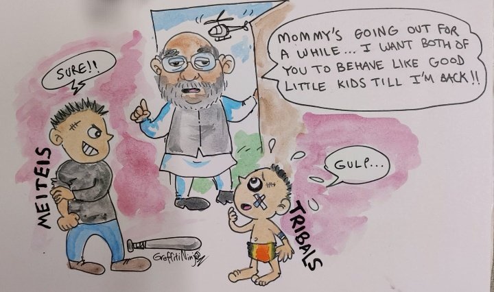 haokip_alice's tweet photo. Would have been much better if @AmitShah can imagine the loss we will face for the next 15 days 😔
Who will be held responsible? 
 Will it ever make up the lives we lost? 
We need #SeperateAdministration 
#SeperateAdministration https://t.co/bebKBOKgyE