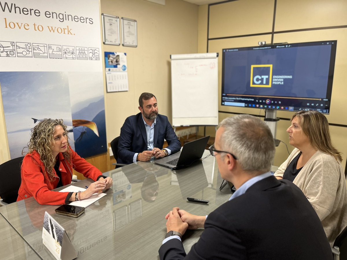 ⚙️ @CTengineers emplea a un centenar de ingenieros en Ferrolterra y cuenta con conciertos con la FP Dual y la @UDC_gal. Retener y atraer talento es uno de sus principios. 👩‍💻Desarrolla desde Ferrolterra unos 40 proyectos en diferentes campos. xunta.gal/notas-de-prens…