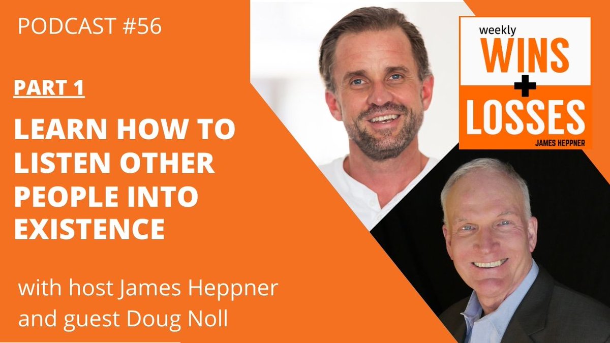 JamesMegHeppner's tweet photo. LEARN HOW TO LISTEN PEOPLE INTO EXISTENCE - PART 1 - https://t.co/ubPEhWvggy https://t.co/tXVb9I17Zi