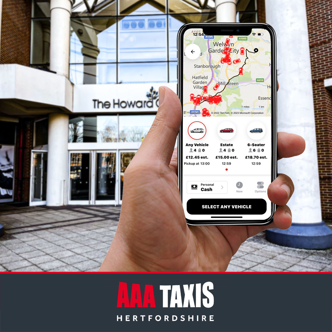 Shopping at The Howard Centre or The Galleria and need a taxi?
Book your next taxi, download the AAA Taxis phone app: onelink.to/aaataxis  or call us on 01707 888 888   
#AAAtaxis #Hatfield #WGC #Hertford #Barnet #pottersbar #StAlbans