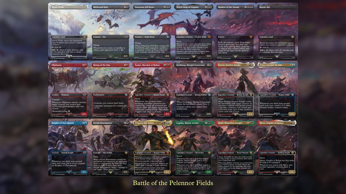 Que pinche perra emoción #mtg #mtglotr #LOTR gracias <a href="/wizards_magic/">Magic: The Gathering</a>  por tanto