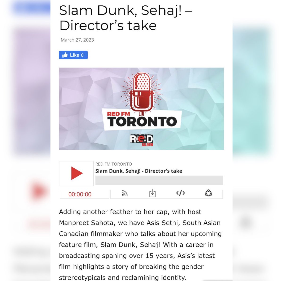 In the News: Check out @asissethi’s radio interview with @REDFMToronto where she spoke about all things #SlamDunkSehaj! 

Click here: toronto.redfm.ca/slam-dunk-seha…