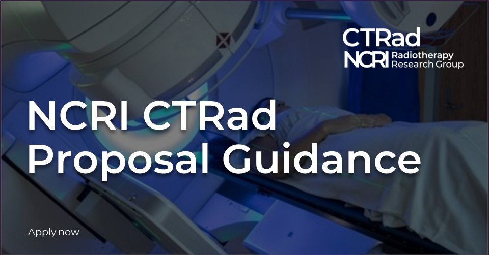 Submissions are still open for our CTRad proposal guidance meeting. Researchers can apply to attend and receive peer input on proposals before submitting for funding. Deadline 11 June 2023 Apply now 👉 ow.ly/5TKk50OzVxN #NCRI_CTRad