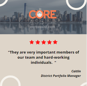 CoreAssist's tweet photo. Sharing a client's feedback of the level of service and happiness they experienced while working with CoreAssist. We look forward to doing business with you for many more years. https://t.co/pfTHH0gyPl