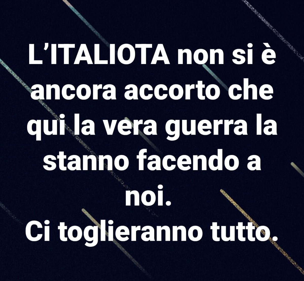 Bella gente serabuona a tutti voi amici del mio 💙 un avvertimento dopo gli applausi di coglioni alla Wanderlai