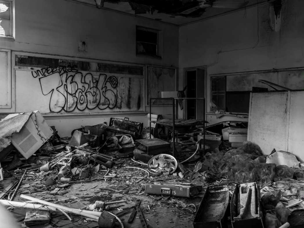 #music #classroom #urbex #blackandwhitephotography #blackandwhite #decay #forgottenplaces