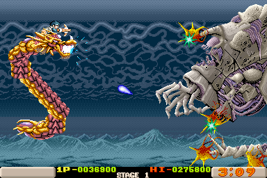 GamerDeMeia's tweet photo. 🕹️Dragon Breed
🏢Irem | 1989
🎛️ Irem M-72
👥 1-2 jogadores
🎮 Ação (Shooter)
📝 Você controla um cavaleiro montado em um dragão. Lute contra inimigos voadores e terrestres enquanto percorre cenários Fantásticos. Seu dragão é invencível. Mas você... Meu amigo...🤦🐉#arcadeverse https://t.co/CcZSgQVvEI