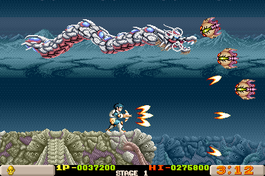 GamerDeMeia's tweet photo. 🕹️Dragon Breed
🏢Irem | 1989
🎛️ Irem M-72
👥 1-2 jogadores
🎮 Ação (Shooter)
📝 Você controla um cavaleiro montado em um dragão. Lute contra inimigos voadores e terrestres enquanto percorre cenários Fantásticos. Seu dragão é invencível. Mas você... Meu amigo...🤦🐉#arcadeverse https://t.co/CcZSgQVvEI