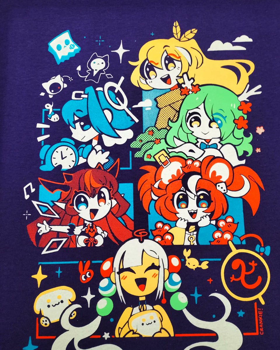 Loftcraftt's tweet photo. Un re print para @crankiereddy con unas modificaciones en el diseño 🐙
#Vtubers #Vtuber #hololive #HoloCouncil #holoMyth #kawaii #streetwear #screenprint #screenprinting #screenprinted #NEON #neonclothes #fluorescent #fluorescente #DRIP #design #halftone #halftones #fluorescente https://t.co/Wmm8hVqmt2