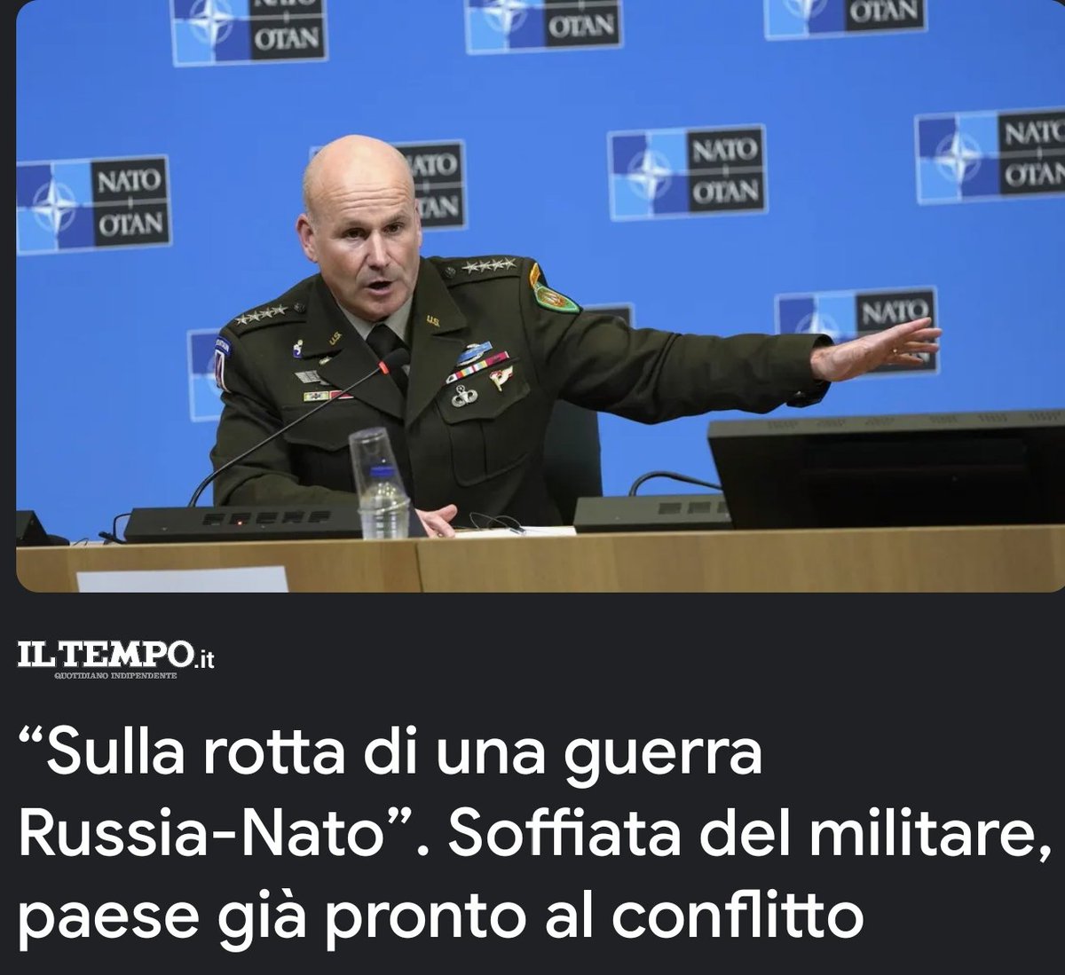 Messaggio per gli italioti sventolanti bandiera giallo-azzurra. Il vostro sostegno alla causa dà i suoi frutti: la NATO si prepara e tra non molto potrete partire anche voi (e i vostri figli) per il fronte a combattere i russi cattivi. Chi prenderà la prima bombetta in testa?