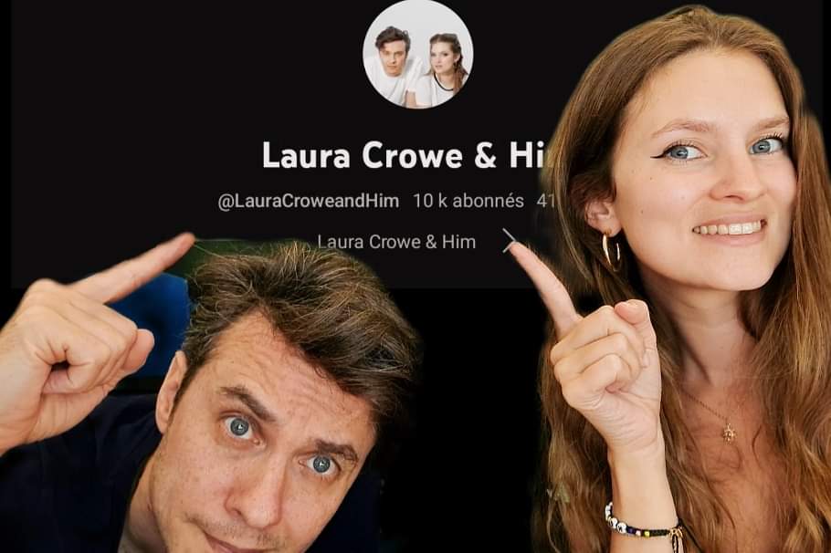 On vient de passer la barre des 10.000 abonnés sur Youtube 🤯 #lcnh #lauracroweandhim #YouTube #subs #10K #milestone