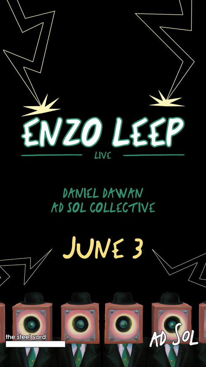enzo leep makes his london debut with us on saturday 3rd where he’ll be taking control of arch 3, composing a live set with his drum machine, samples and smooth fx – expect silky breakbeats with effortless cuts. tickets on sale here → bit.ly/enzoleeptsy