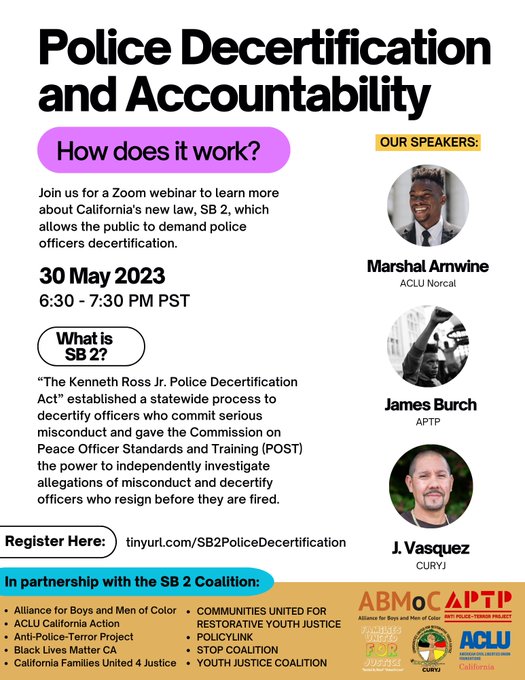 Police Decertification and Accountability @ Online