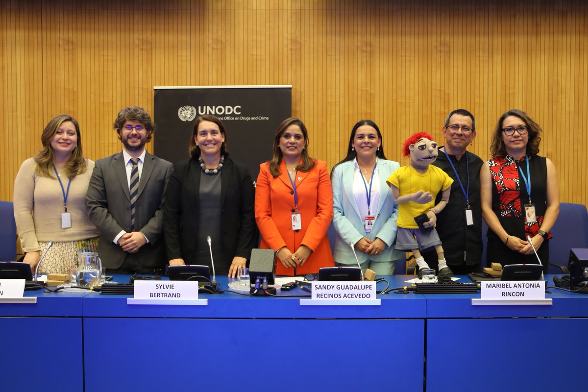 #SideEvent during the #CCPCJ32 “Cybercrime prevention: the experience in Central America” organized by @UNODC_ROPAN with @UN__Cyber. This side event presented innovative strategies and creative solutions for the prevention of cybercrime 🇸🇻🇭🇳🇬🇹