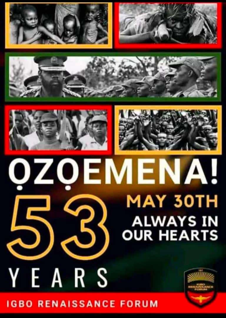 When we say Ozoemena, we're also talking about the disunity, the fighting eachother and killing each other. My Igbo brothers and sisters, we alone have the power to make our land heal and grow. 
#biafraremembranceday #blackouttuesday #tuesday #30thmay