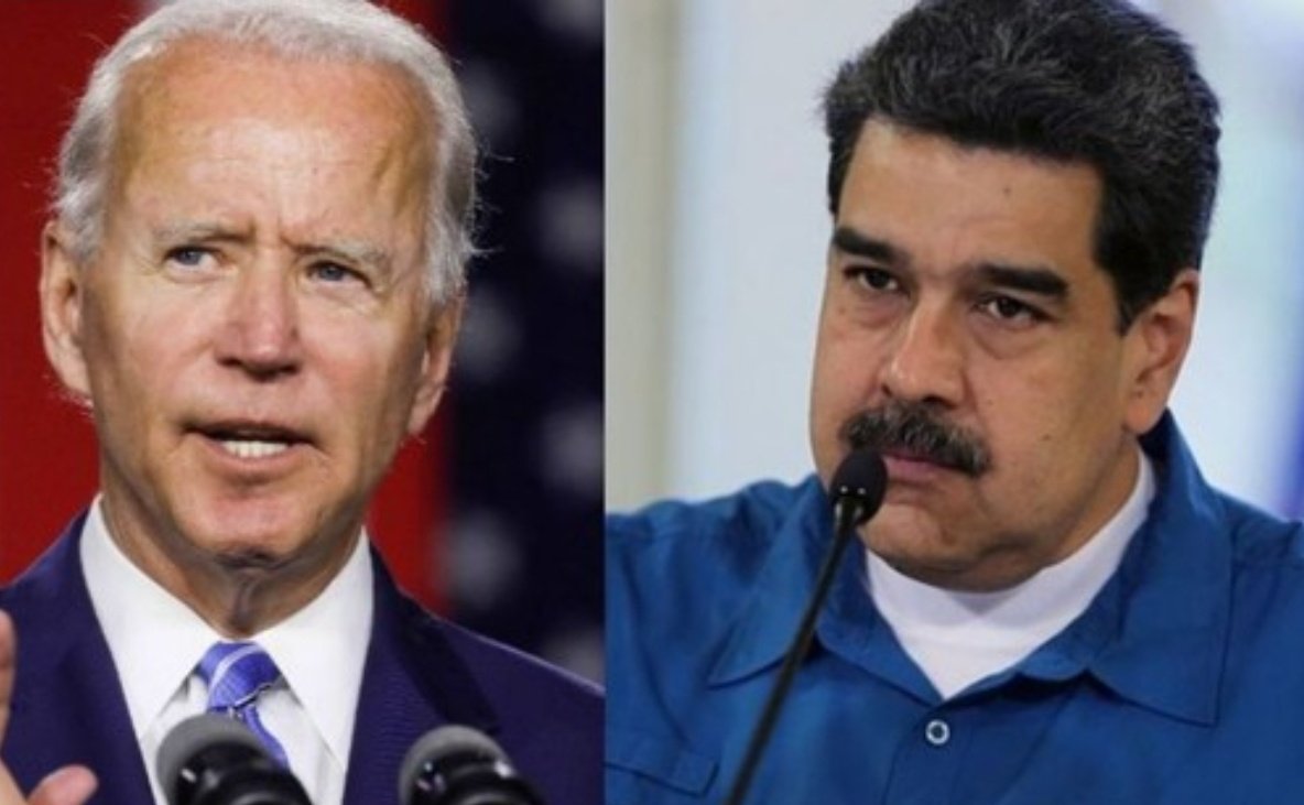 OLHA lá! Esses comunistas norte-americanos!

BIDEN abre diálogo com MADURO por petróleo venezuelano.
Alto escalão do governo dos EUA encontrou-se com autoridades venezuelanas após o secretário do Estado dos Estados Unidos, Antony Blinken, anunciar eventuais sanções sobre o…