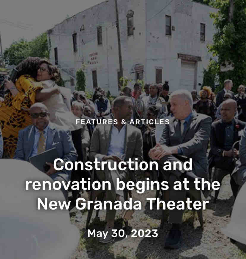 Hill CDC kicked off the start of its renovation project for the Historic New Granada and surrounding spaces w/ a groundbreaking ceremony on May 25. Among other key uses, the bldg will be the future home of Pitt’s Hill District Community Engagement Center. ow.ly/hzH250OzYjE