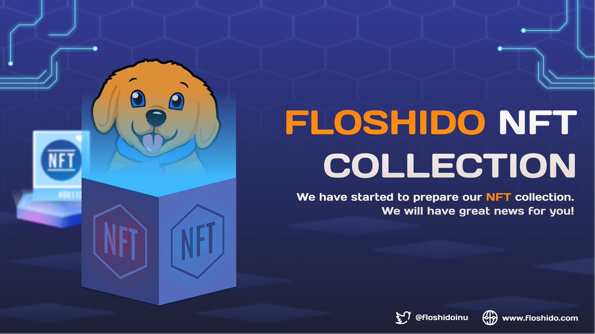📣We started NFT.📣

stay tuned!✅ 

#floshido #floshidoInu #blockchains #bnb #btc #BitMart #ETH