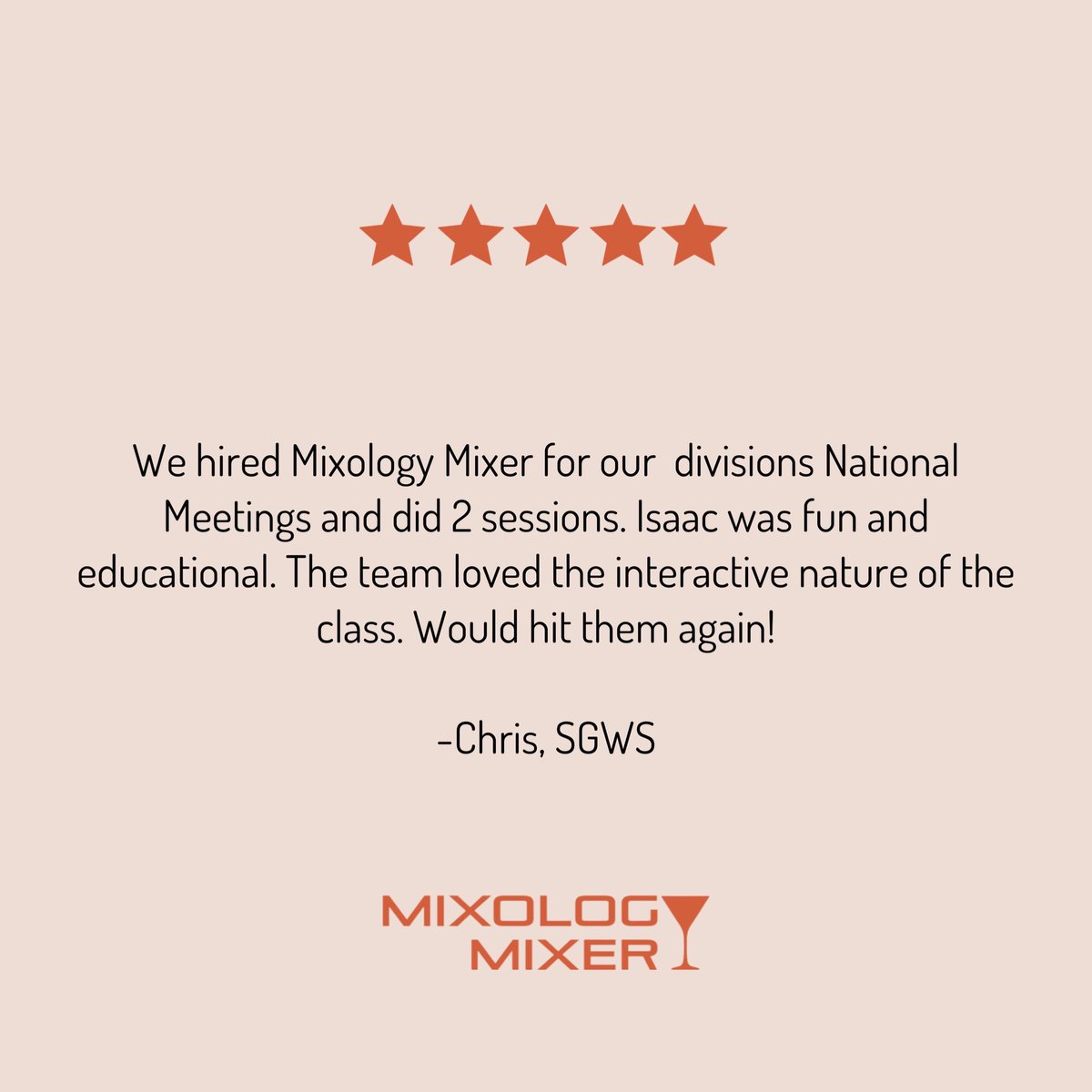 MixologyMixer's tweet photo. Have a #productlaunch? Looking to educate your #distributors? We can assist! With #nationwideshipping, you can target more consumers at once.

Let’s chat and create your ideal #virtualevent.
👉https://t.co/JdL8Z2gEOZ

#MixologyMixer #homepremise #virtualhappyhour https://t.co/G3O8Rt7wJ7