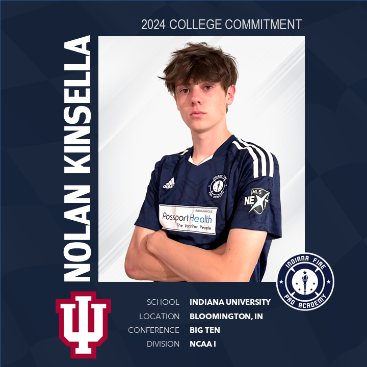 Indiana Fire Pro Academy (@indyproacademy) on Twitter photo ✍️ COLLEGE COMMITMENT 
🎉 Congratulations Nolan Kinsella
🎓 Class of 2024
🏡 <a href="/MILLENNIUMSA/">Millennium SA</a>  
➡️ <a href="/IndyProAcademy/">Indiana Fire Pro Academy</a> 
➡️ <a href="/IndianaMSOC/">Indiana Men's Soccer</a> ✍️ COLLEGE COMMITMENT 
🎉 Congratulations Nolan Kinsella
🎓 Class of 2024
🏡 <a href="/MILLENNIUMSA/">Millennium SA</a>  
➡️ <a href="/IndyProAcademy/">Indiana Fire Pro Academy</a> 
➡️ <a href="/IndianaMSOC/">Indiana Men's Soccer</a>