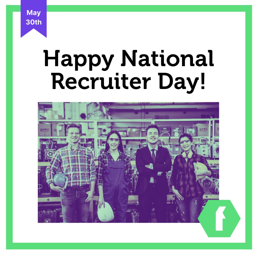 Happy #NationalRecruiterDay to all recruiters in the manufacturing industry! 🎉 Your tireless efforts in matching skills with career opportunities are truly commendable. Your work is helping shape the future of #manufacturing! #FactoryFix #Recruiting