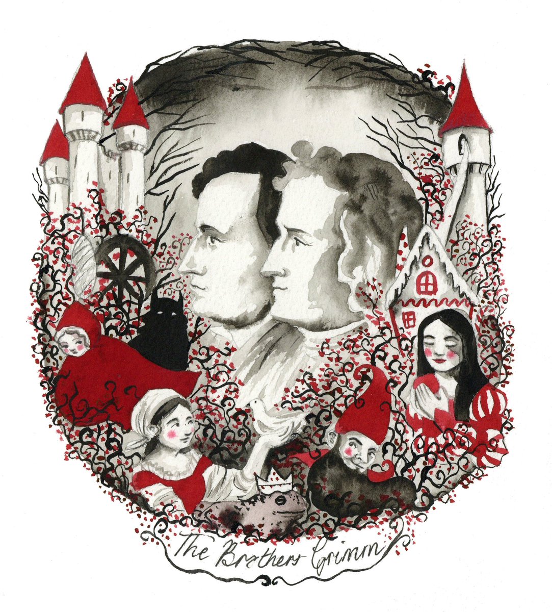 The Brothers Grimm #FairyTaleTuesday #art #illustration