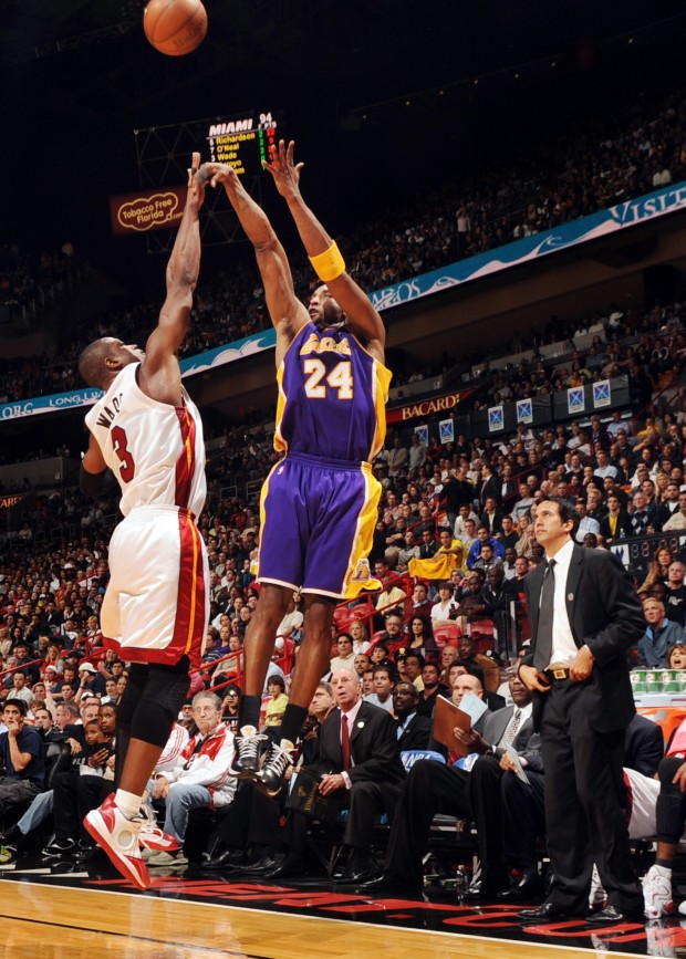 TheGOATSofball's tweet photo. Erik Spoelstra shared one of his personal Kobe memories (via CBSsportsHQ). 

"I still remember the first time I met him," Spoelstra said. "I was an assistant coach, and one of my responsibilities was with the young players. Rasual Butler and I walked out for an early workout. The veterans would always have the best time slotted to work out before the game, so we had to get our work in way before everybody. We got in there four and a half hours [before the game}. We thought we would be there way before anyone else would be on the court. Kobe was already on the court. 

"The painstaking detail and focus he was putting into that workout was remarkable. Rasual and I just ended up watching about 15 or 20 minutes of it. Then we went back to work. And as Kobe finished up his workout, he came and sat down, and it was a surreal moment as a young assistant coach. I was like: 'Wow, he's going to sit here and watch this workout.' Rasual was from Philly, so they knew each other, and he wound up introducing me to [Kobe]. 

"And what I found so amazing about that moment, the reason I bring it up, is because there was nobody that was going to be more fierce or more of a savage as a competitor [than Kobe], and yet the next two minutes of what Kobe was doing to encourage a young player [in Rasual] was simply amazing. And that was early mentorship, when [Kobe] was still a young player [himself] in this league. But Rasual wasn't playing at the time, and Kobe could separate the two things and offer a lot of encouragement, basically telling him: 'Hey, you stick with this. That kind of workout, you're going to earn your spot in this league, it's just a matter of time.' 

"And then to come out in the game that night and just try to destroy everybody. It was paradoxical almost, those two kinds of personalities. He was very giving. We all saw that later in his career when he was such a mentor. But also one of the fiercest competitors you could ever come across."