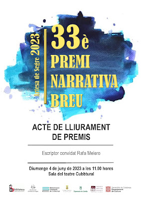 biblioartesa's tweet photo. 33è PREMI DE NARRATIVA BREU D'ARTESA DE SEGRE - Lliurament de premis 

https://t.co/121ySXajjd https://t.co/gGXvQVc3SQ