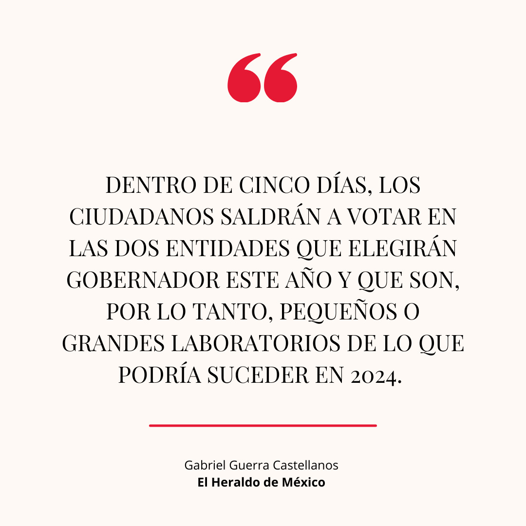 GCYA1's tweet photo. Nuestro director @gabrielguerrac nos comparte, en su columna para @heraldodemexico, un análisis sobre la recta final de las campañas electorales en Coahuila y el Estado de México.
. 
#opinión #México #elecciones #encuestas #vota #gubernatura #Edomex #Coahuila #diario #columna https://t.co/1yxvuTAe7c